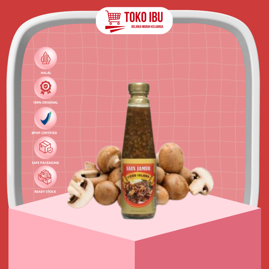 

Saus Jamur Food Island 250 Gr - Instant Mushroom Sauce