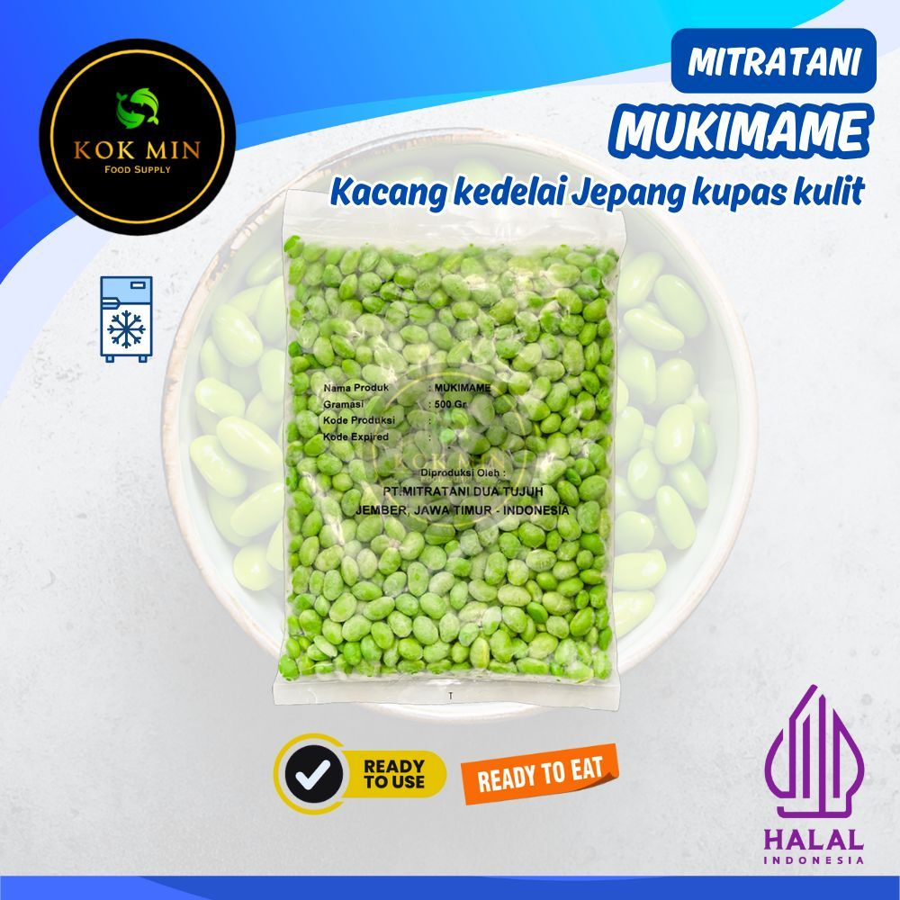 

Mukimame / Edamame Kupas / Kacang Polong Jepang - 500 gram