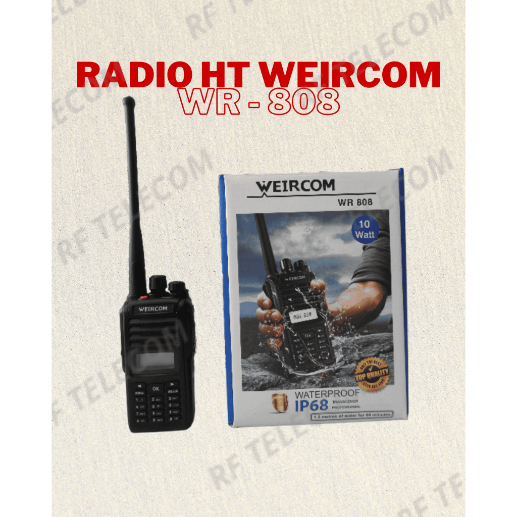RADIO HT  WEIRCOM WR-808 HANDY TALKY 10 WATT