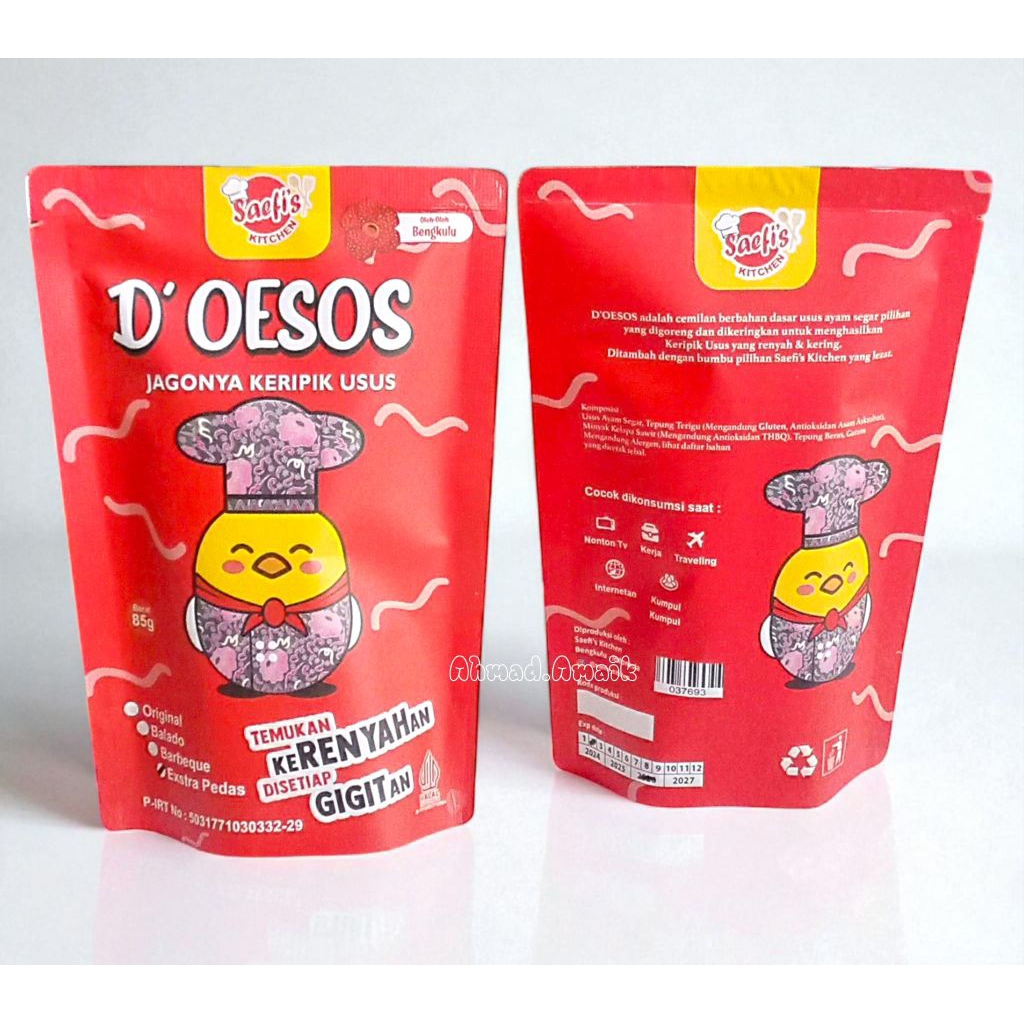 

Keripik Usus D'Oesos Khas Bengkulu