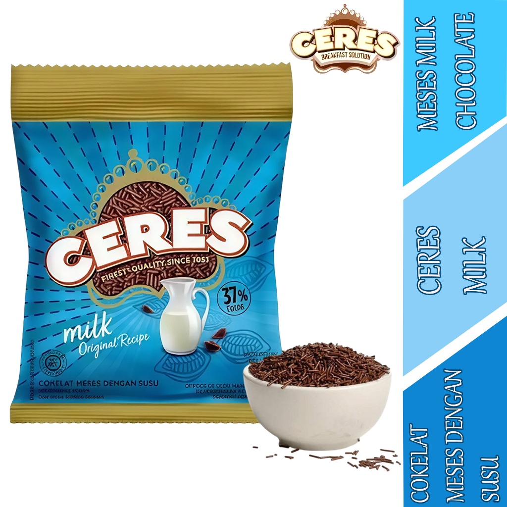

Cokelat Meses Dengan Susu - Ceres Milk - Meses Milk Chocolate 80gr
