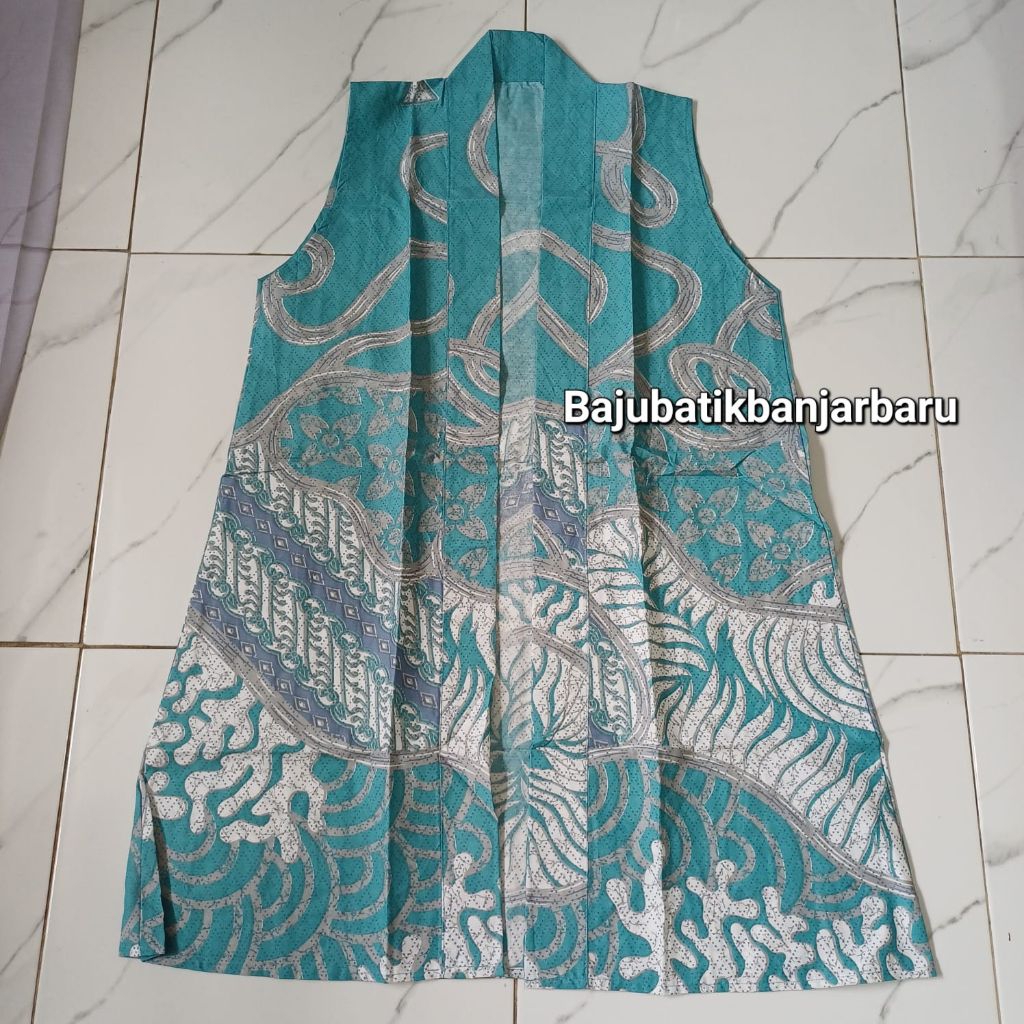Vest batik Outer Batik / OUTER BATIK WANITA / BATIK KANTOR / BATIK KULIAH / BAJU BATIK WANITA KANTOR
