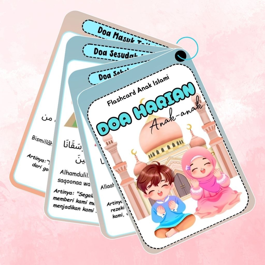 

Flash Card Doa Harian Untuk Anak-anak, Mudah Di Bawah Kemana-mana