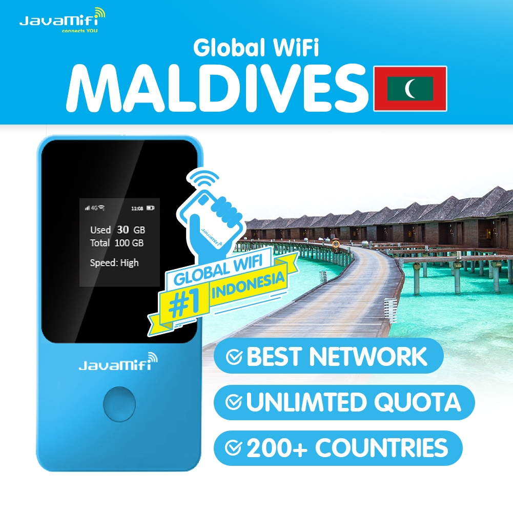 JavaMifi Global Wifi Maldives Unlimted | Sewa Wifi Maldives