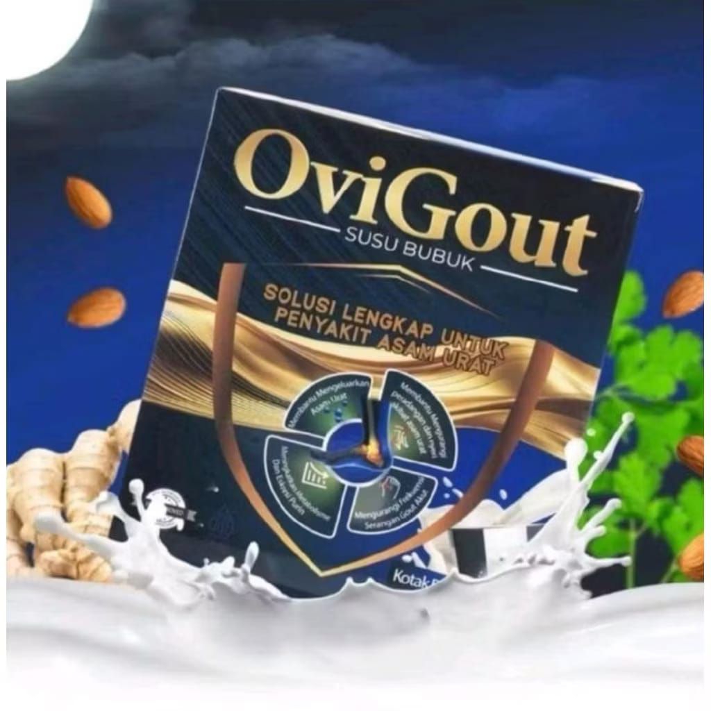 

OviGout Susu Milk Premium Herbal Obat Asam Urat Kolestrol Rematik Nyeri Sendi Original