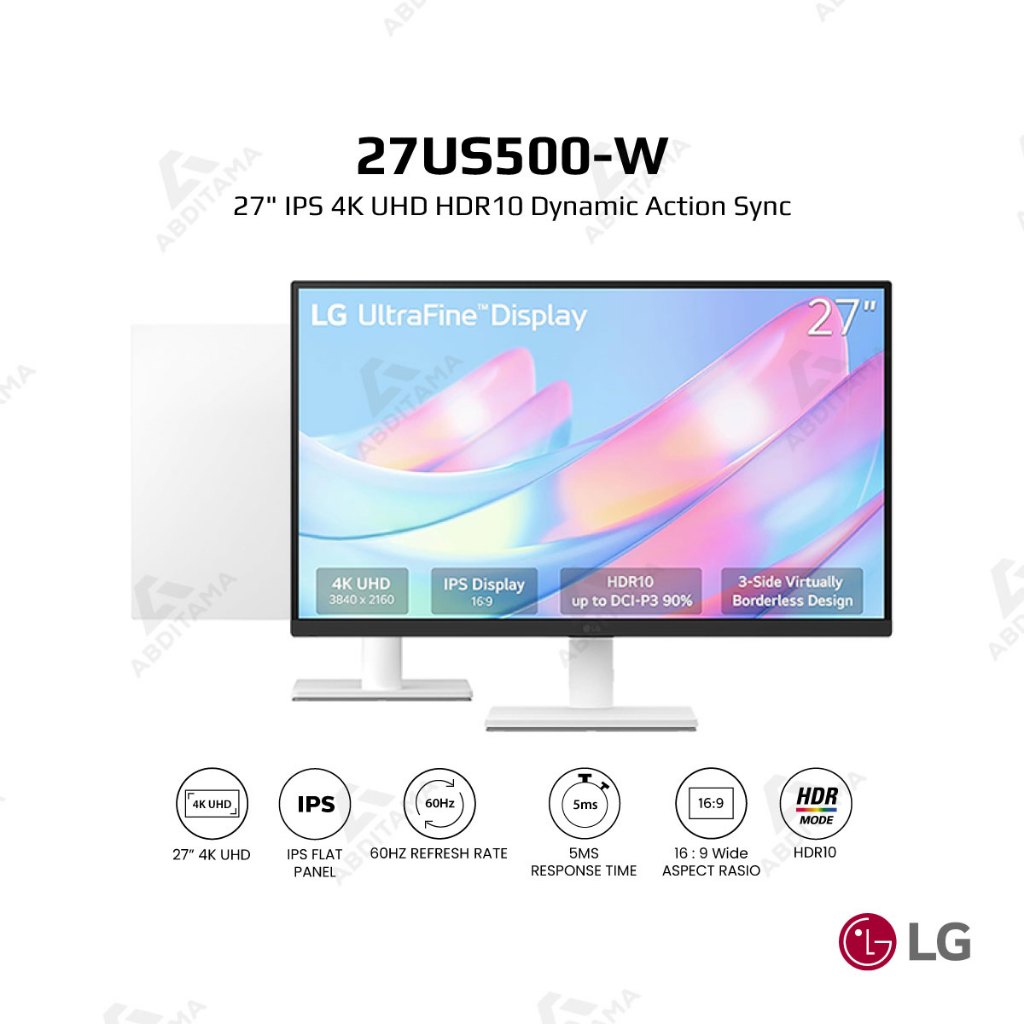 Monitor LED LG Ultrafine LG 27US500 27" IPS 4K UHD