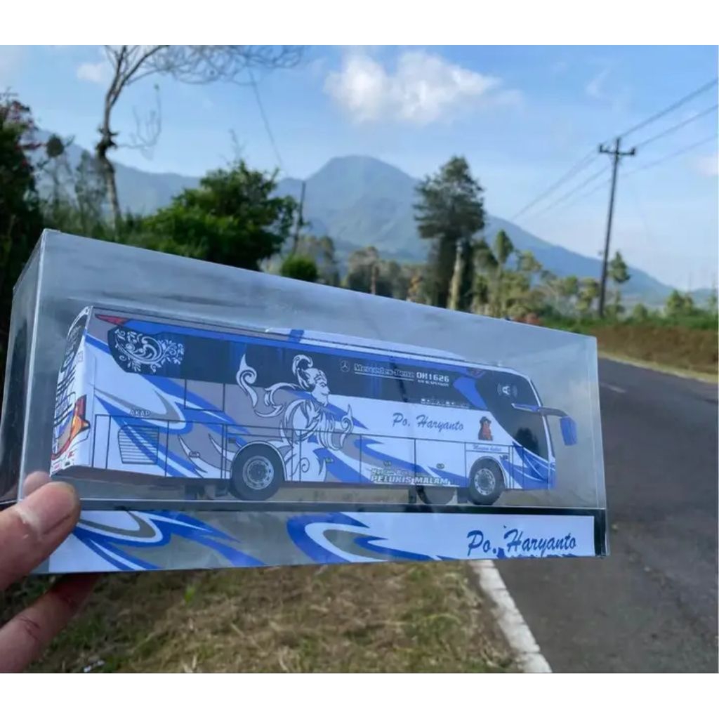 miniatur diecast po haryanto jet bus 5 new