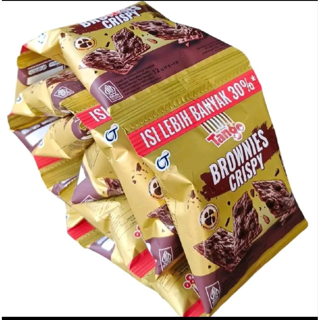 

Baru Tango Brownies Crispy tanggo mini bites 10 saset