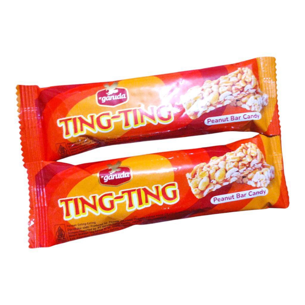

TING-TING peanut bar candy 1box permen enting-enting