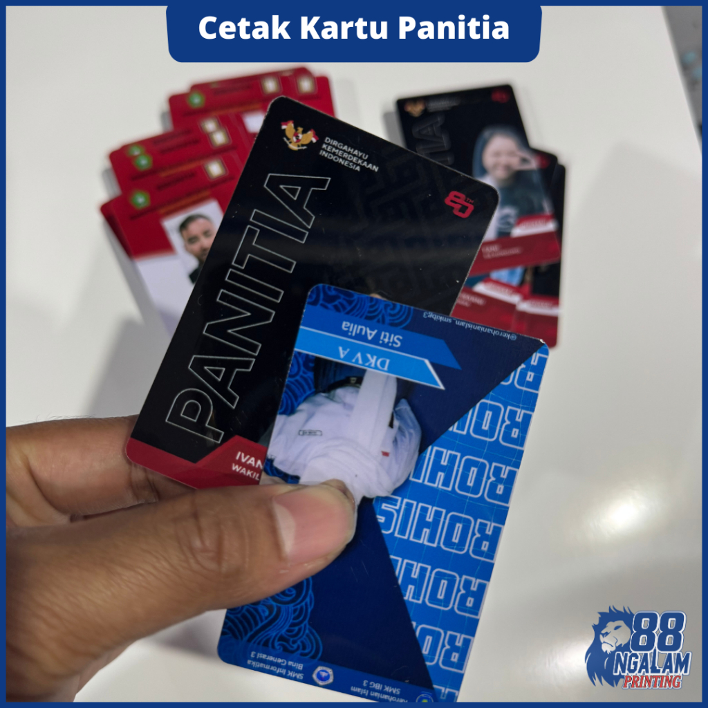 

Print Kartu Panitia Bahan PVC