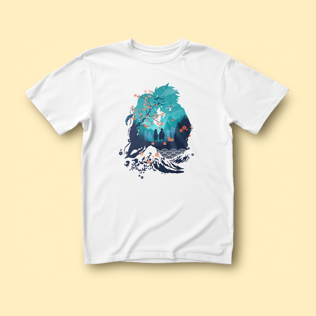 Kaos Anime Demon Slayer Tanjiro Nezuko Original FatBoB Tshirt