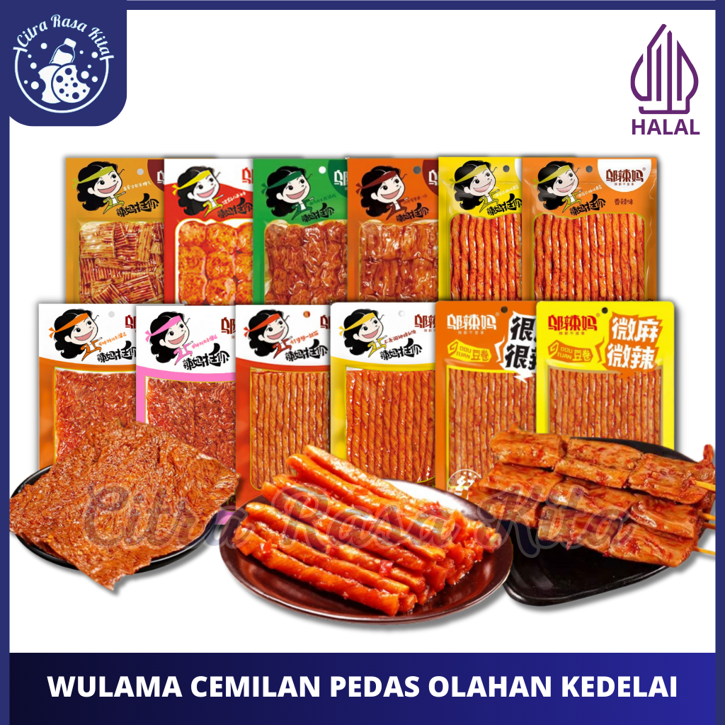 

Wulama Stick Pedas Spicy Tendon Tofu Vegetarian / Snack Viral Kulit Kembang Tahu Gulung Halal