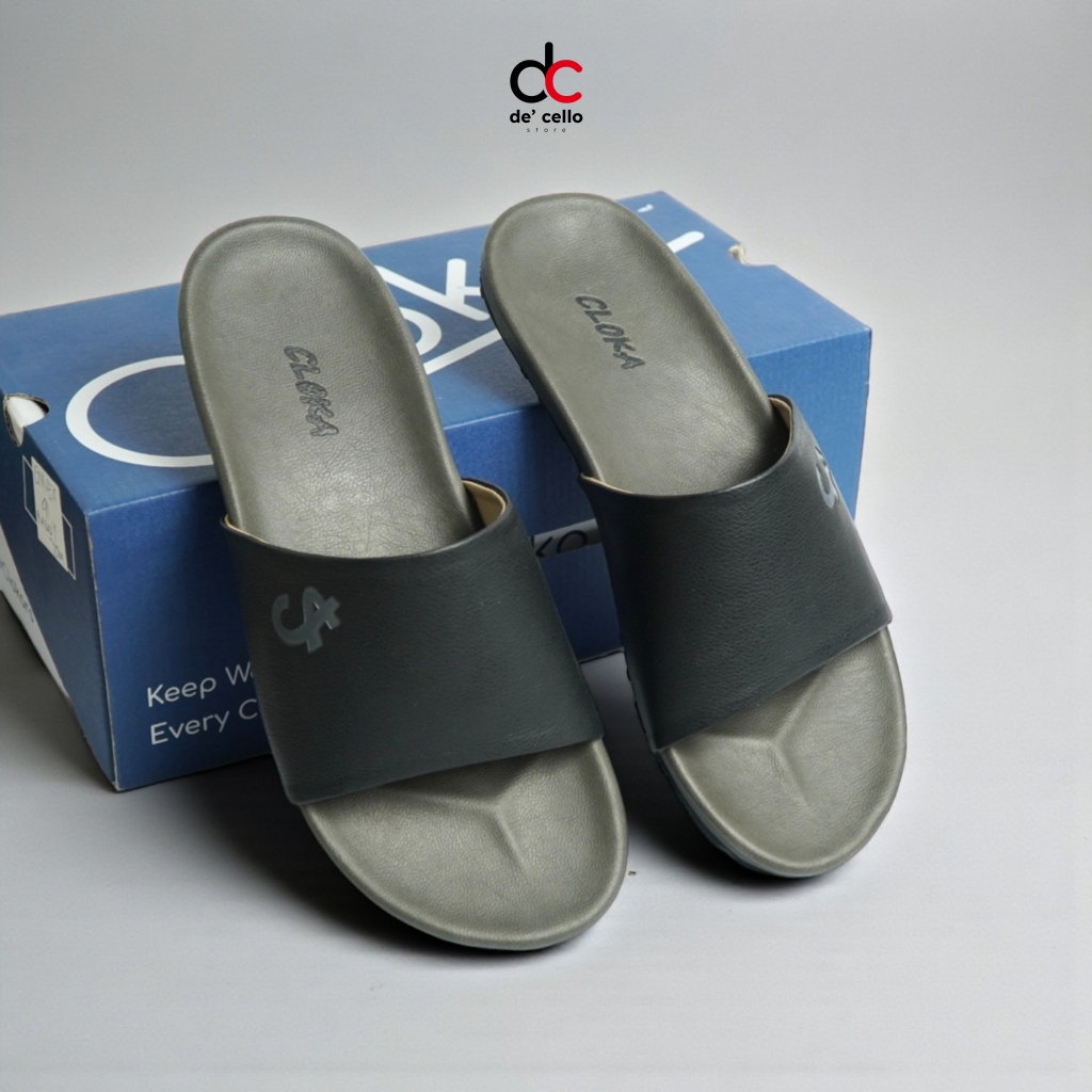 Sandal Santai Slide Pria Dewasa Distro Cloka Morrel Sendal Slip On Distro Anti Slip