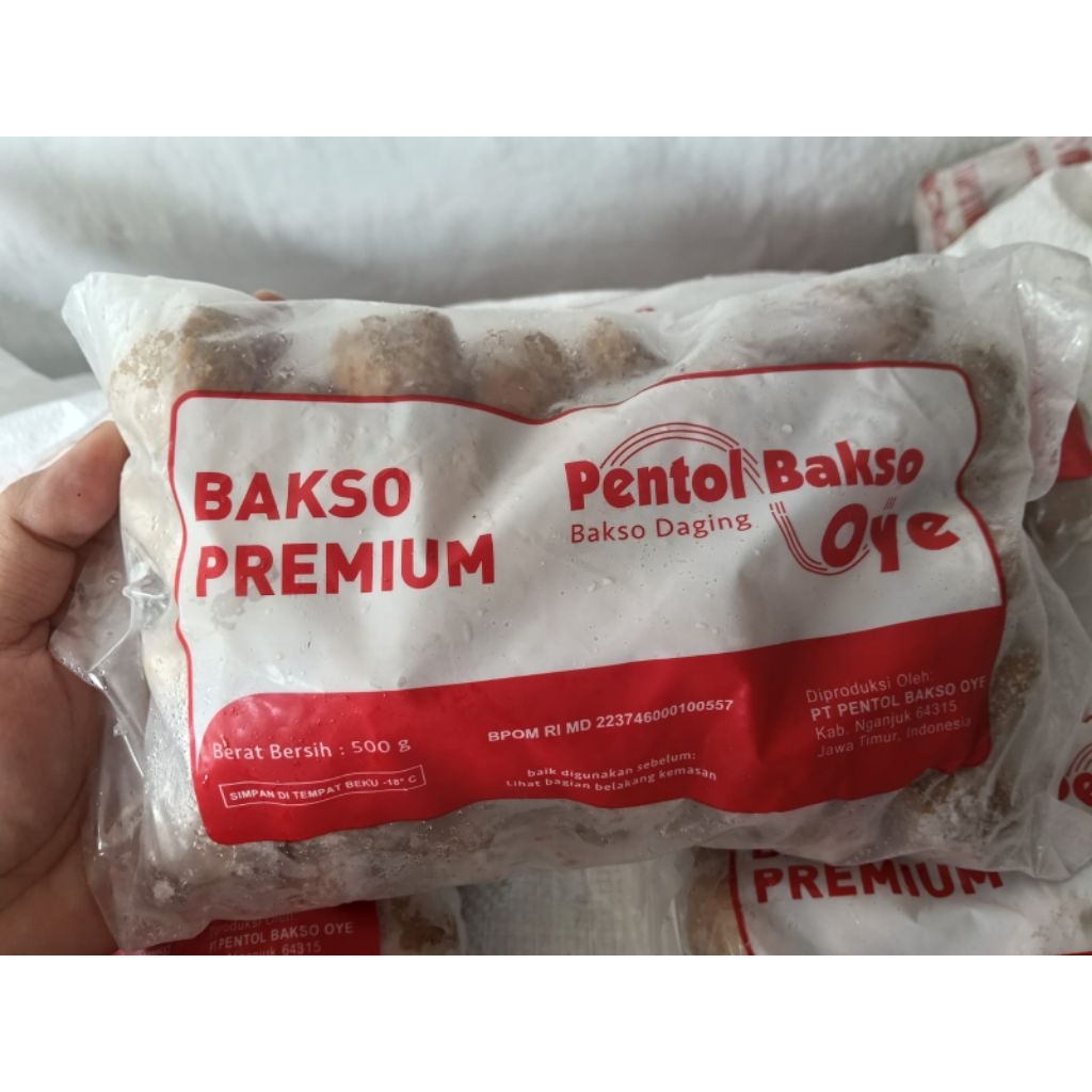 

PENTOL BAKSO OYE ORIGINAL ISI 50BUTIR FROZEN FOOD