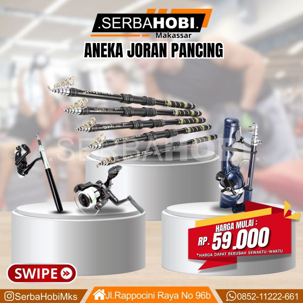 Joran Pancing Kekinian 2.1meter Berkualitas / Joran Pancing Fiberglash 4.5 Meter /  Joran Pancing Ca