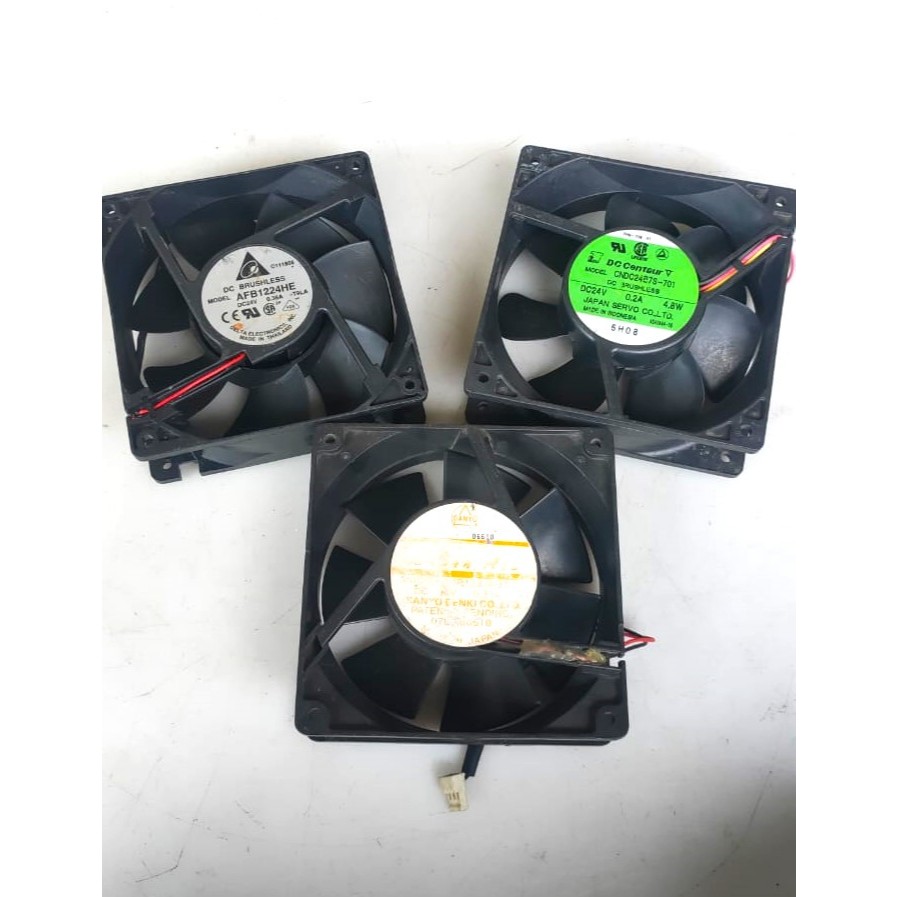 Fan Dc Brushless 24v 0.2A/0.31A/0.36A 12x12x3.8cm