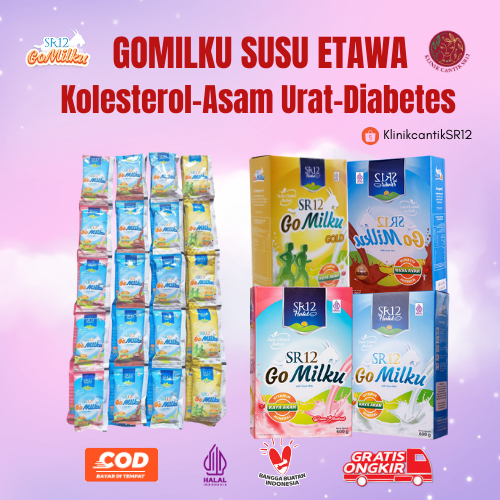 

GOMILKU SR12 SUSU KAMBING BUBUK PREMIUM UNTUK KOLESTEROL ASAM URAT DIABETES HIPERTENSI HALAL