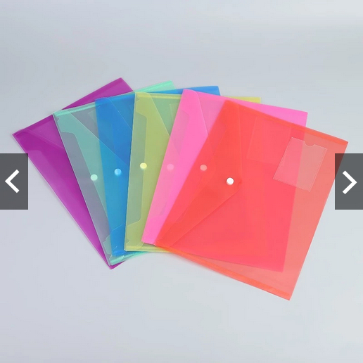

Tas File Snap Transparan A4 Tas File Warna Siswa Folder Warna Perlengkapan Kantor Bahan PP
