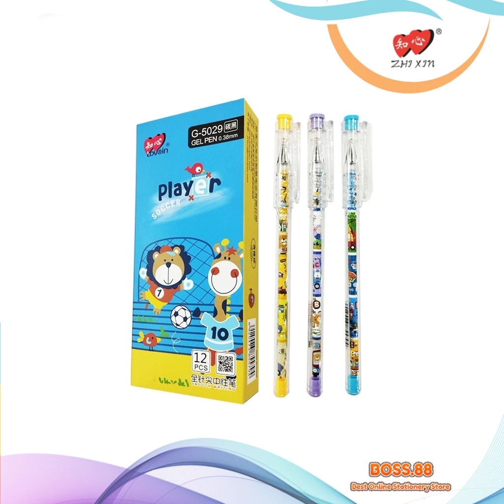

GEL PEN ZHI XIN G-5029 (12 PCS)