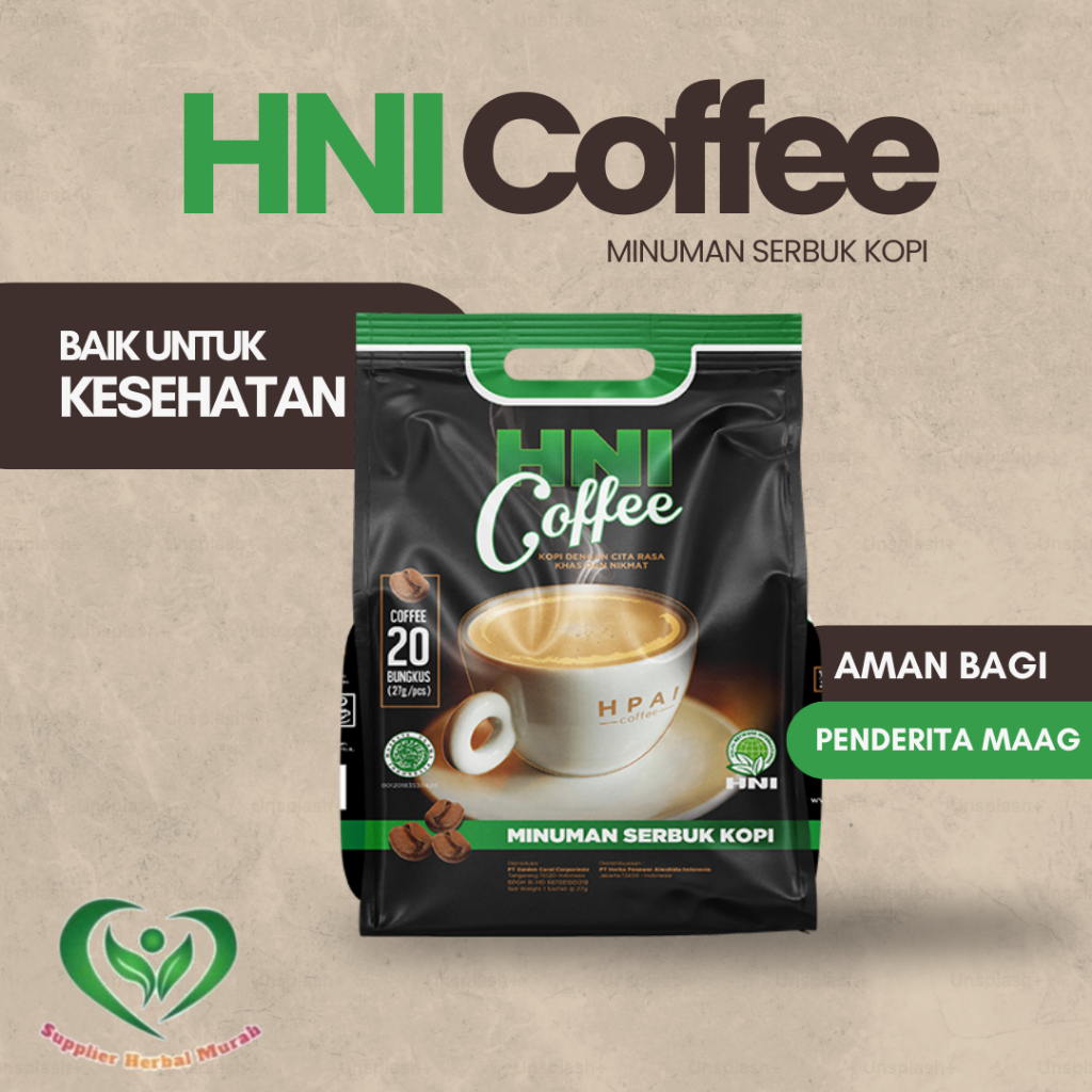 

HNI Coffee - 20 sachet Kopi HNI HPAI