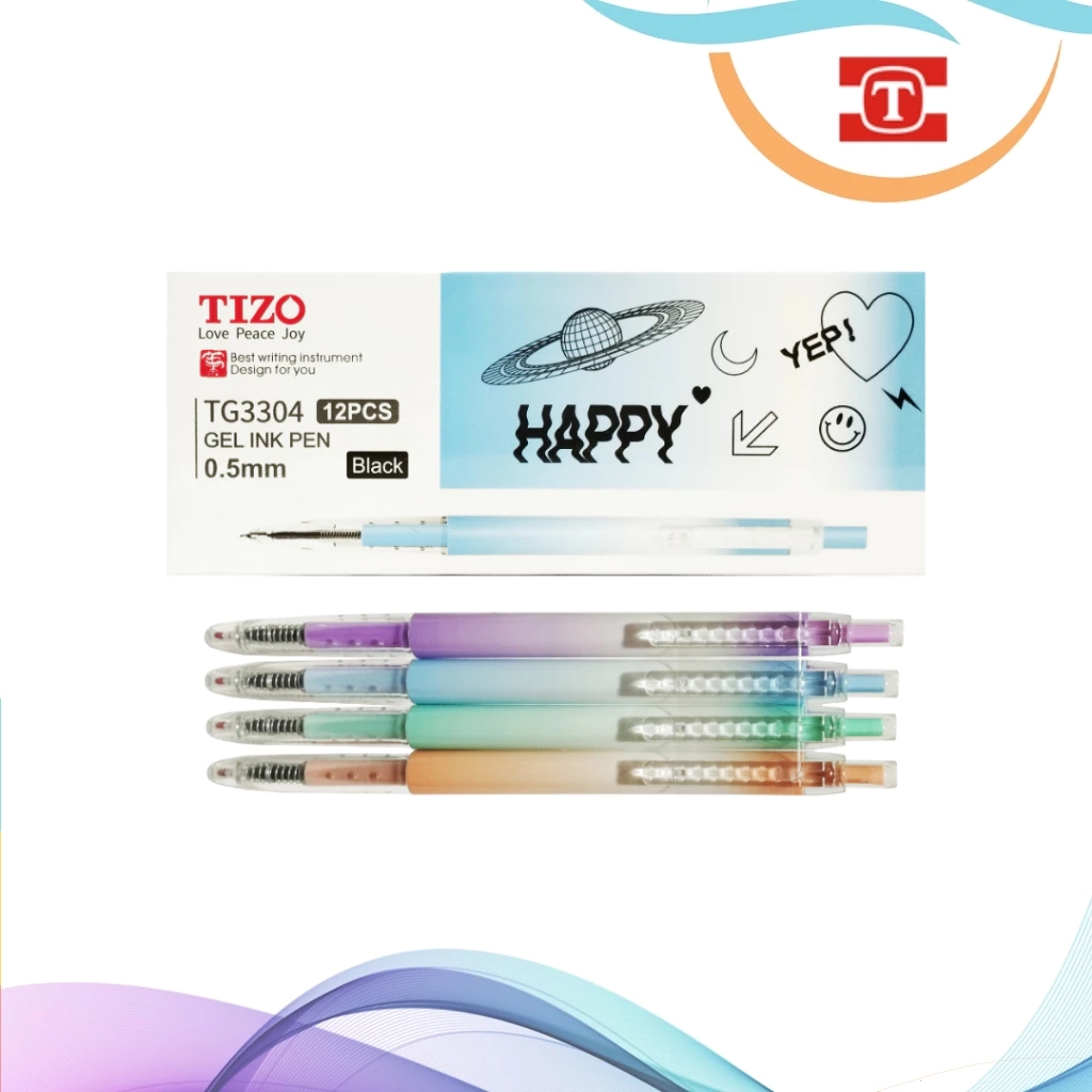 

GEL PEN TIZO TG-3304 (12 PCS)