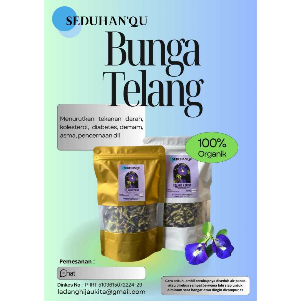 

Bunga Telang Kering