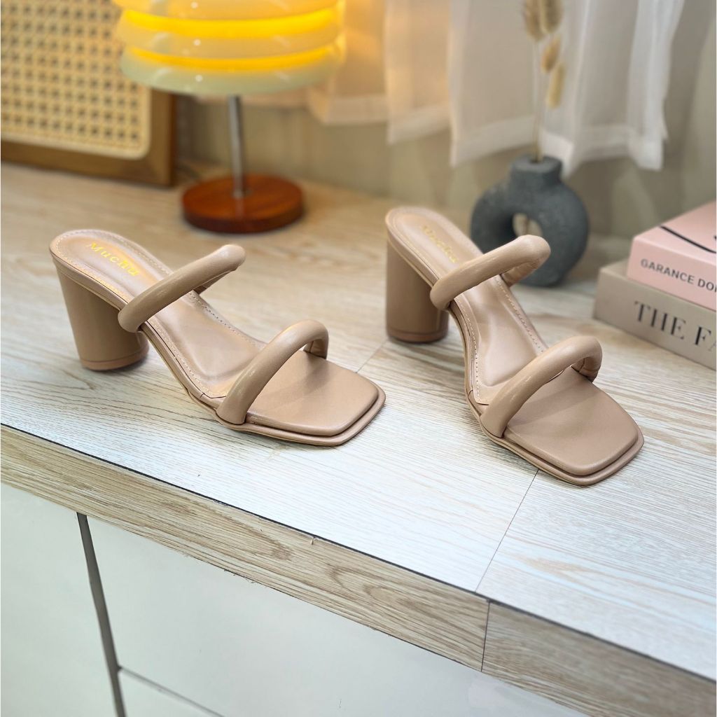 Camulucu Heels Wanita 7cm / Heels Simple Wanita / Heels Kondangan