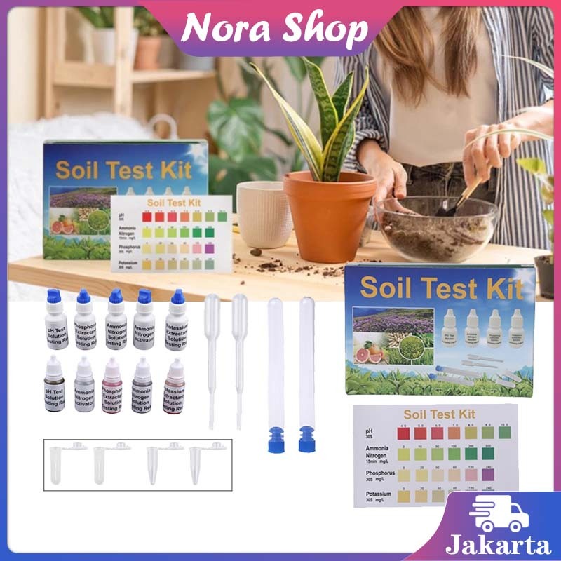 Alat Tes Ph Tanah / Amonia Nitrogen Fosfor Phosphorus Potasium Test Kit Tanah / Soil Test Kit Tanah