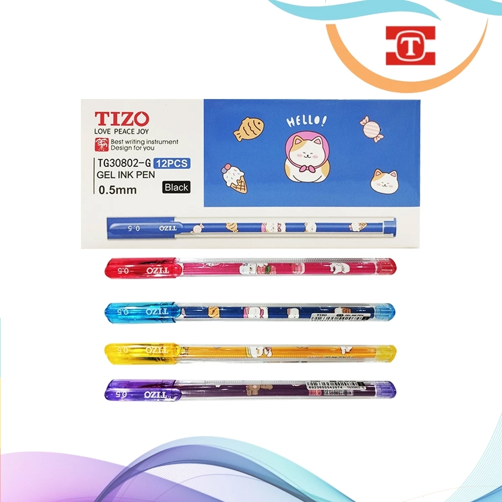 

GEL PEN TIZO TG 30802 (12 PCS)