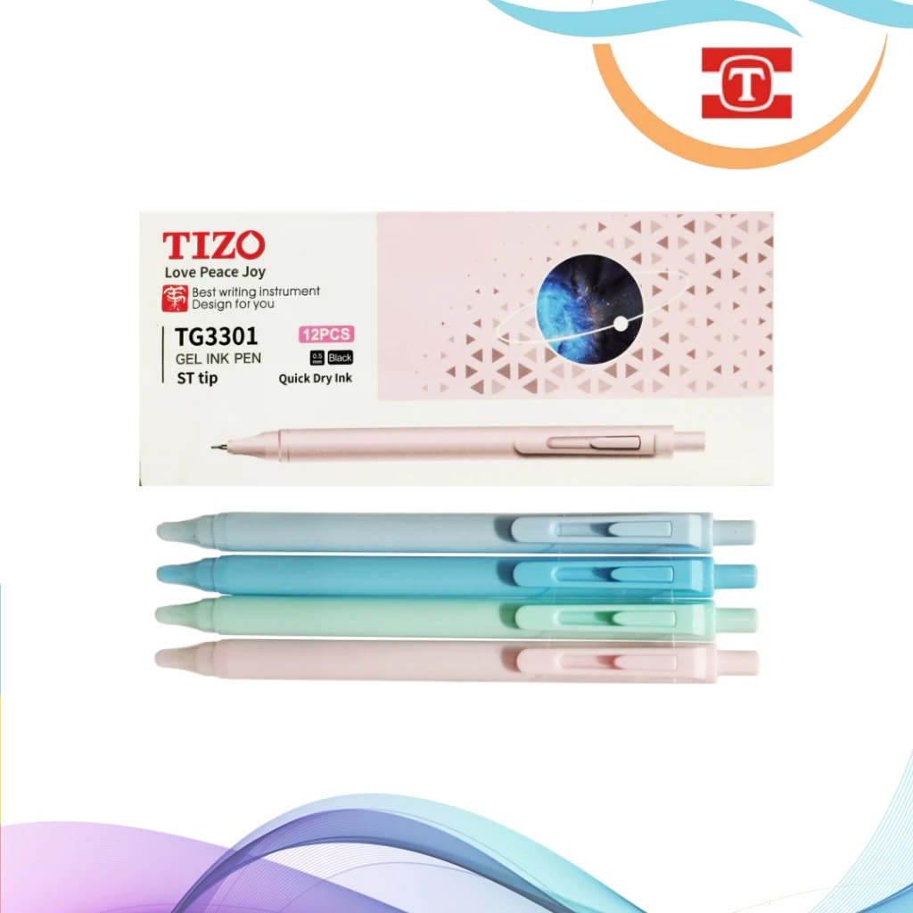 

GEL PEN TIZO TG-3301 (12 PCS)