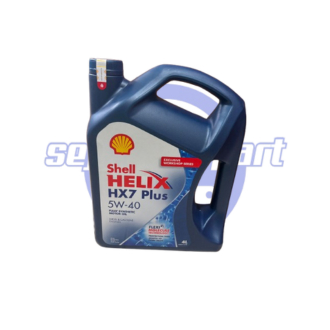 Oli Mesin Mobil Shell Helix Hx 7+ 5W-40 4 Liter Original Full Synthetic / oli shell helix hx7 plus 4