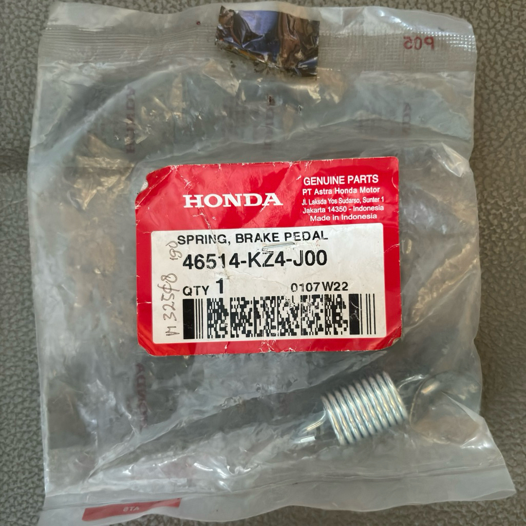 PER PEDAL REM BELAKANG CB150R V1-V4 46514-KZ4-J00 K15 SPRING PIJAKAN KAKI KANAN OLD NEW CB 150 R STR