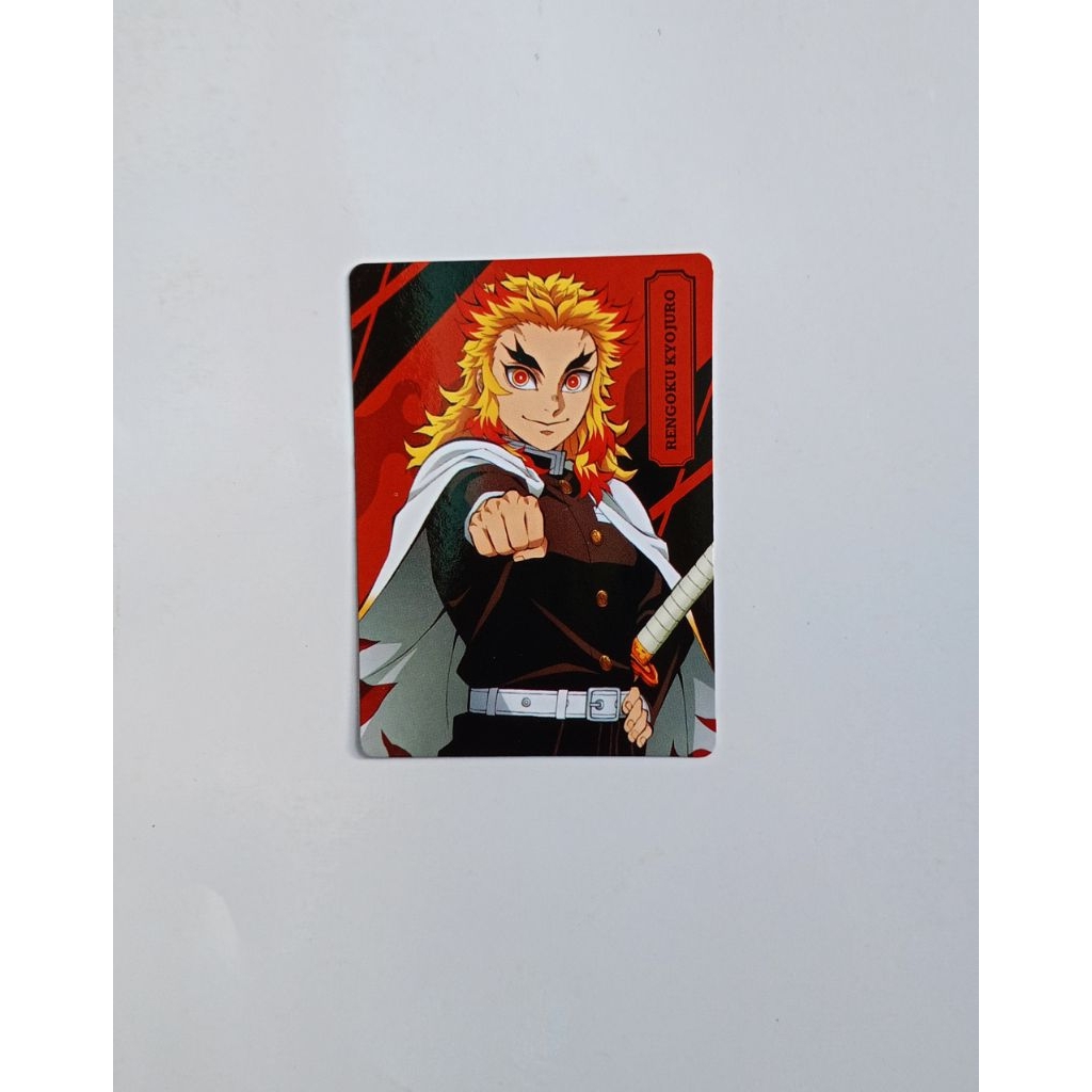 Kartu Family Mart x Demon Slayer Rengoku Kyujuro (Family Mart x Demon Slayer)