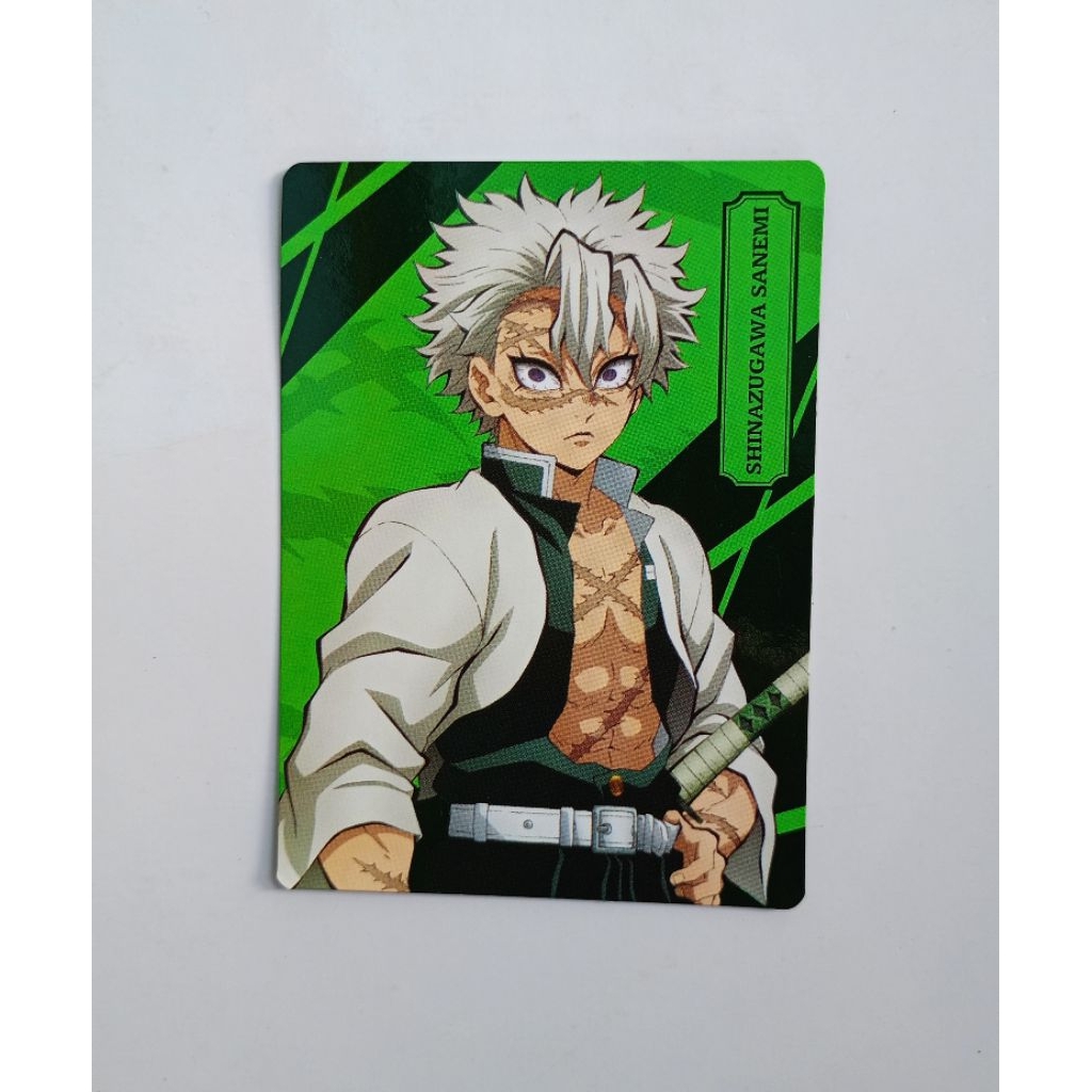 Kartu Family Mart x Demon Slayer Shinazugawa Sanemi (Family Mart x Demon Slayer)