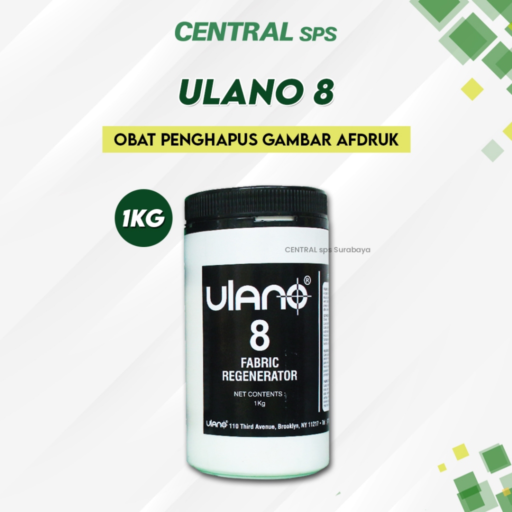 

Ulano 8 1kg & 200gr - Obat Penghapus Gambar Afdruk Sablon - CENTRAL sps
