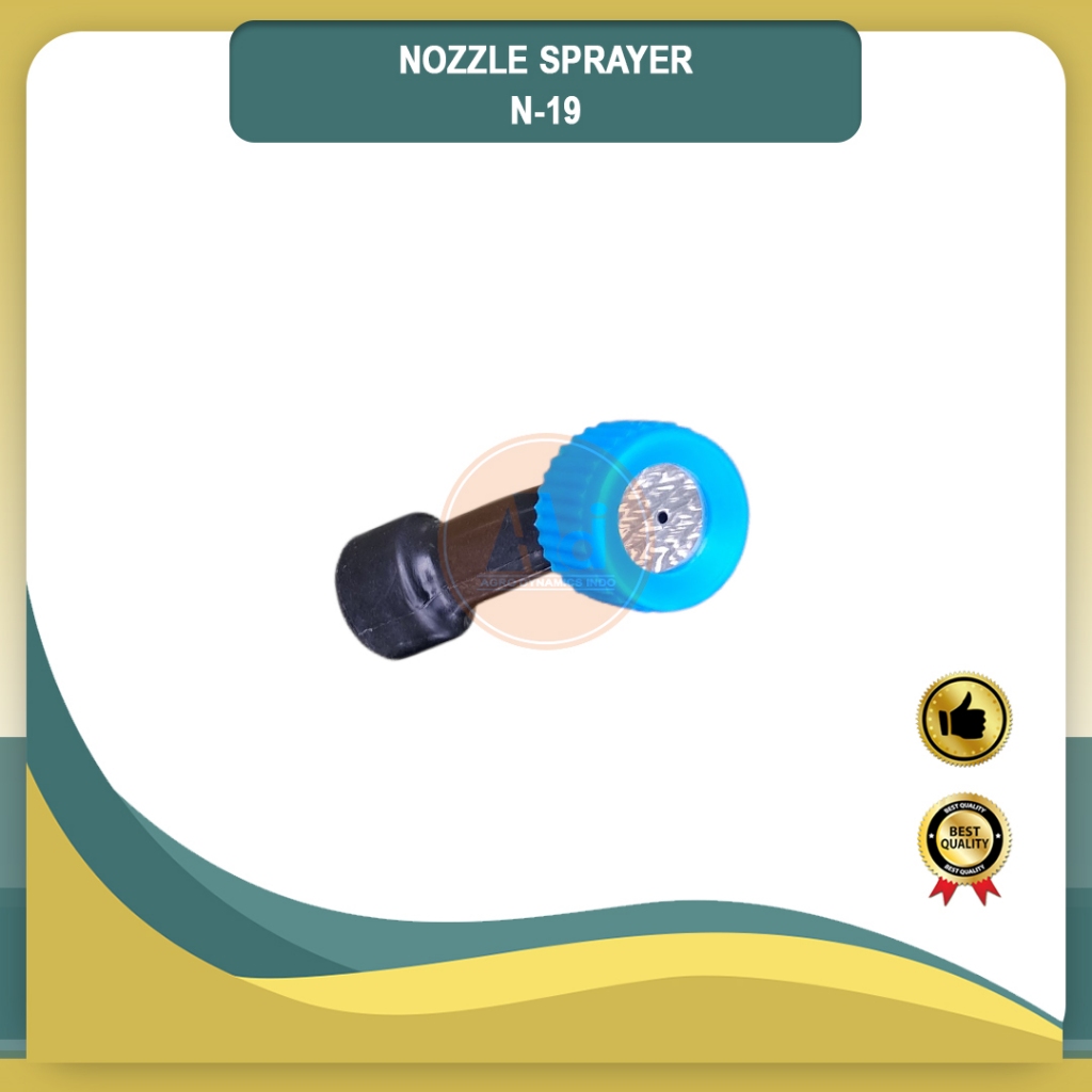 NOZZLE N-19 NOZZEL SPRAYER LUBANG 1 Nozzle spuyer plastik sprayer kabut semprotan tanaman pertanian.