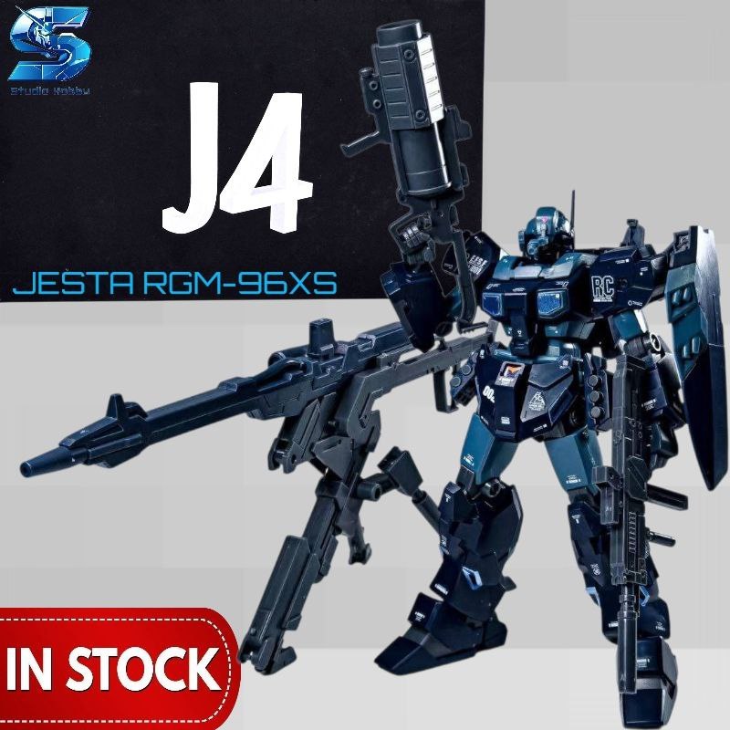 BAOBAO Plamo J4 HG 1/144 Jesta RGM-96XS Shezarr Type Team B/C With Gun Fire Effect Plastic Model Kit