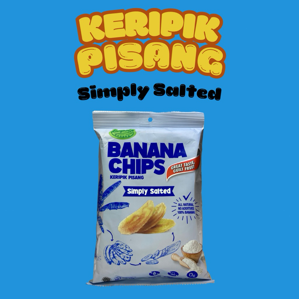 

keripik pisang rasa simply salted