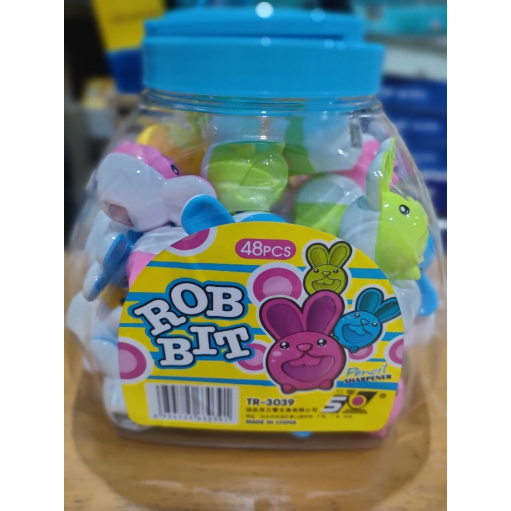 

1 Pcs Rautan Pensil Motif / Serutan Pensil Rabbit Lucu / Asahan Pensil Cantik