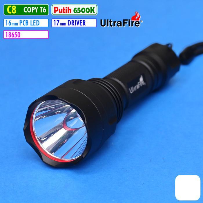 Casing Host Senter C8+ / Kaca Senter Sofirn C8