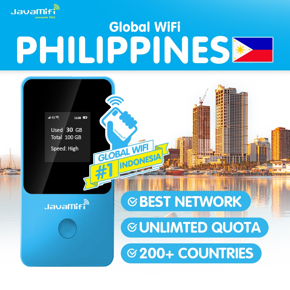 JavaMifi Global Wifi Philippines Unlimited | Sewa Wifi Filipina