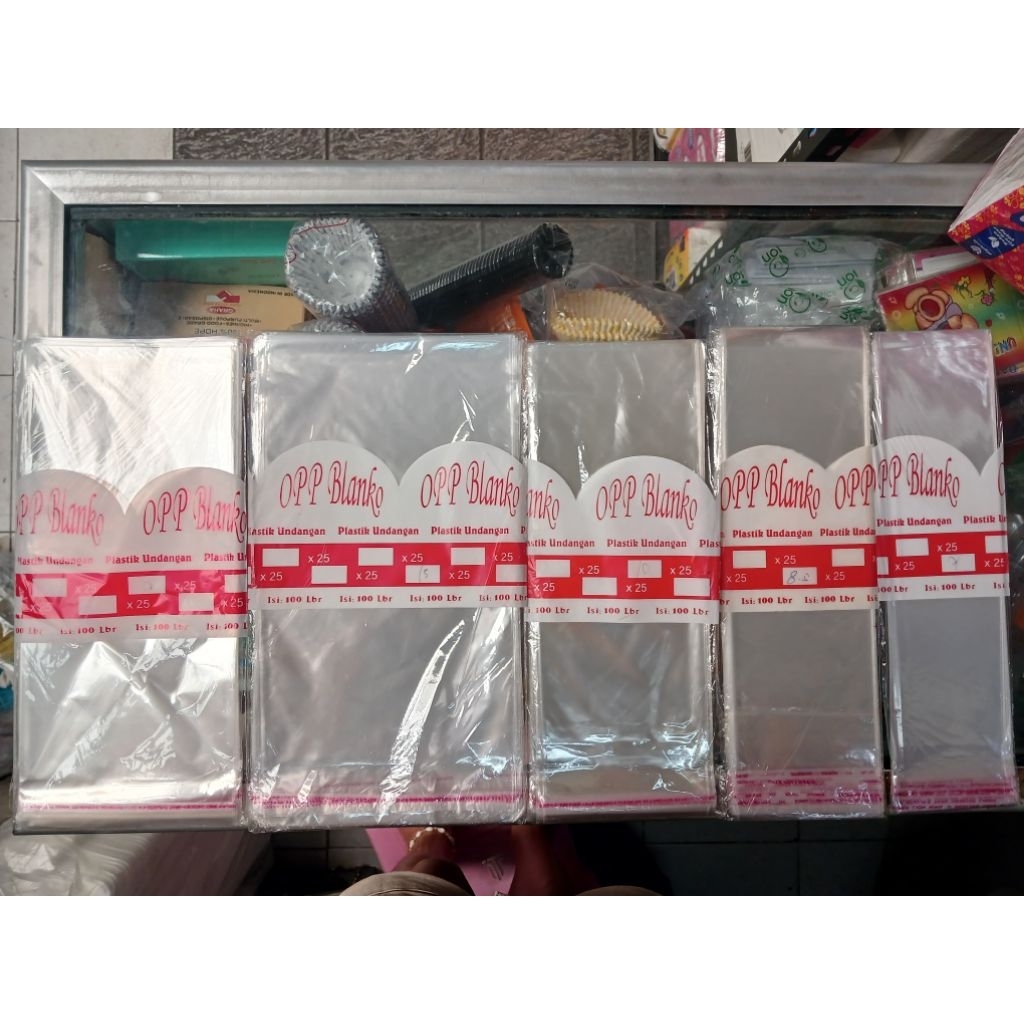 

Plastik OPP BLANKO / Plastik Undangan