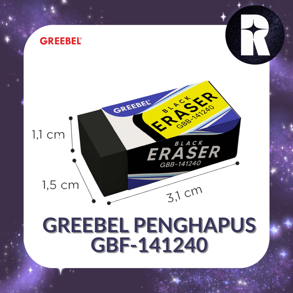

GREEBEL ERASER / PENGHAPUS PENSIL GBB 140930 -141240 - 141820