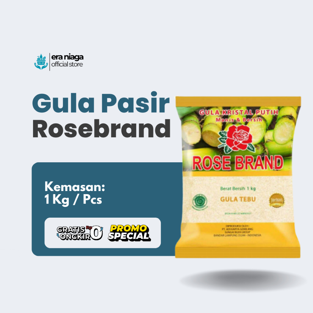 

Gula Pasir Rosebrand Kuning Kemasan 1000gr