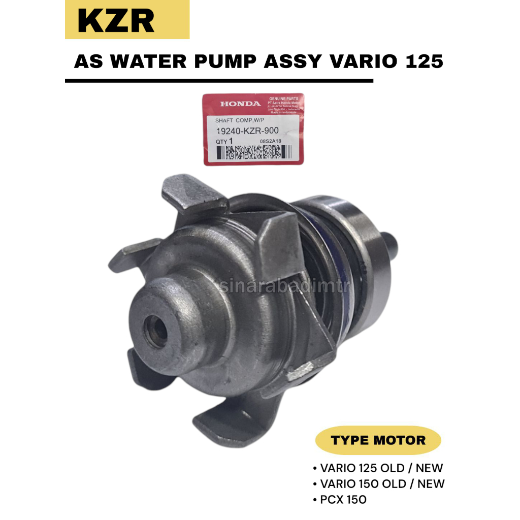 As Water Pump Set Vario 125 Vario 150 PCX 150 KZR