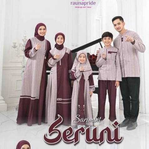 SARIMBIT RAUNA TERBARU 2025 - SARIMBIT RAUNA SERUNI TAWNY - BAJU KELUARGA - BAJU COUPLE - BAJU KONDA