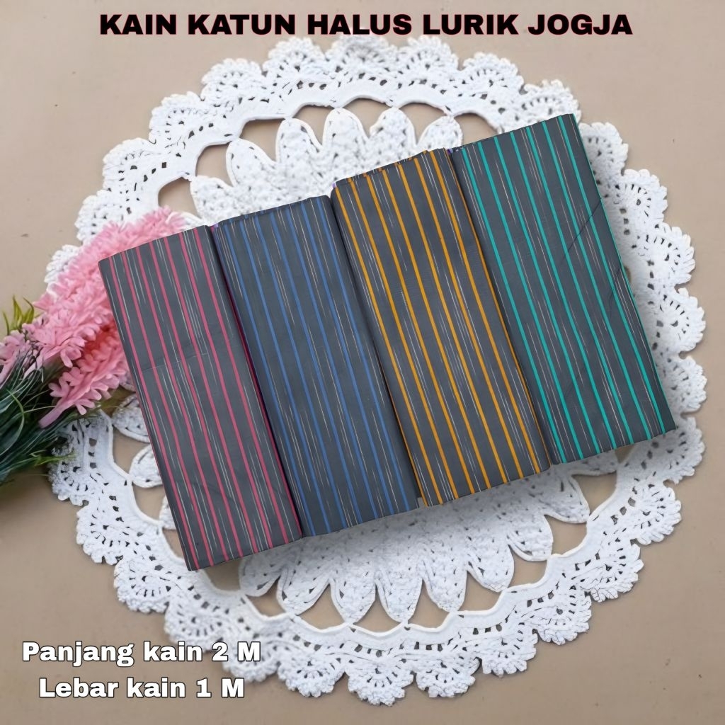 Kain Batik Katun Halus Lurik Jogjaan