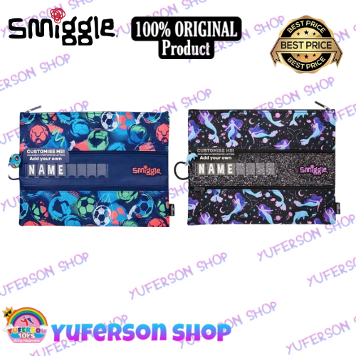 

Smiggle Pencil Case A4 Limitless Customize Your Name Original
