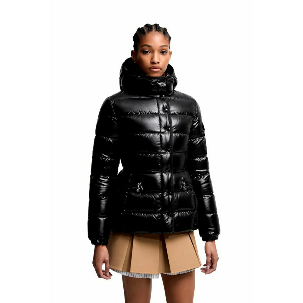 Moncler Barante Hooded Down Jacket Black