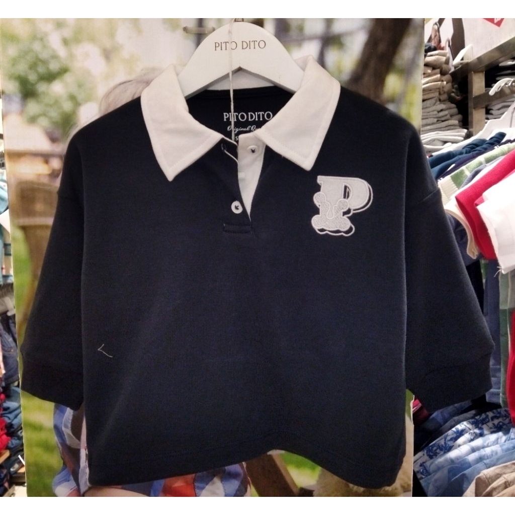 (4-14 tahun) KAOS POLO ANAK CEWEK ORIGINAL PITODITO